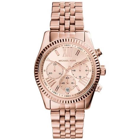 michael kors ladies rose gold watch uk|rose gold mk watch women's.